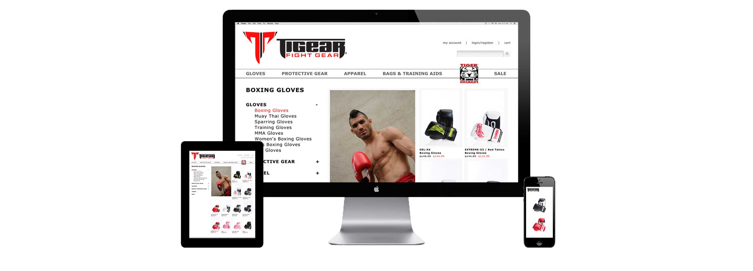 Tigear Responsive Design